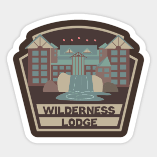 Wilderness Lodge Sticker